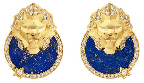 chanel sous le signe du lion earrings price|Chanel lion necklace.